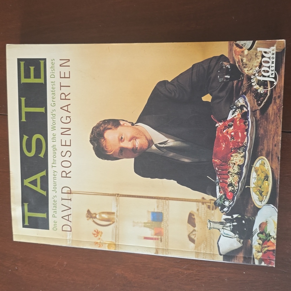 David Rosengarten "Taste" Cookbook
